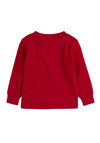 Levi’s Baby Boy Logo Long Sleeve Top, Red