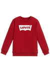 Levi’s Baby Boy Batwing Crewneck, Red