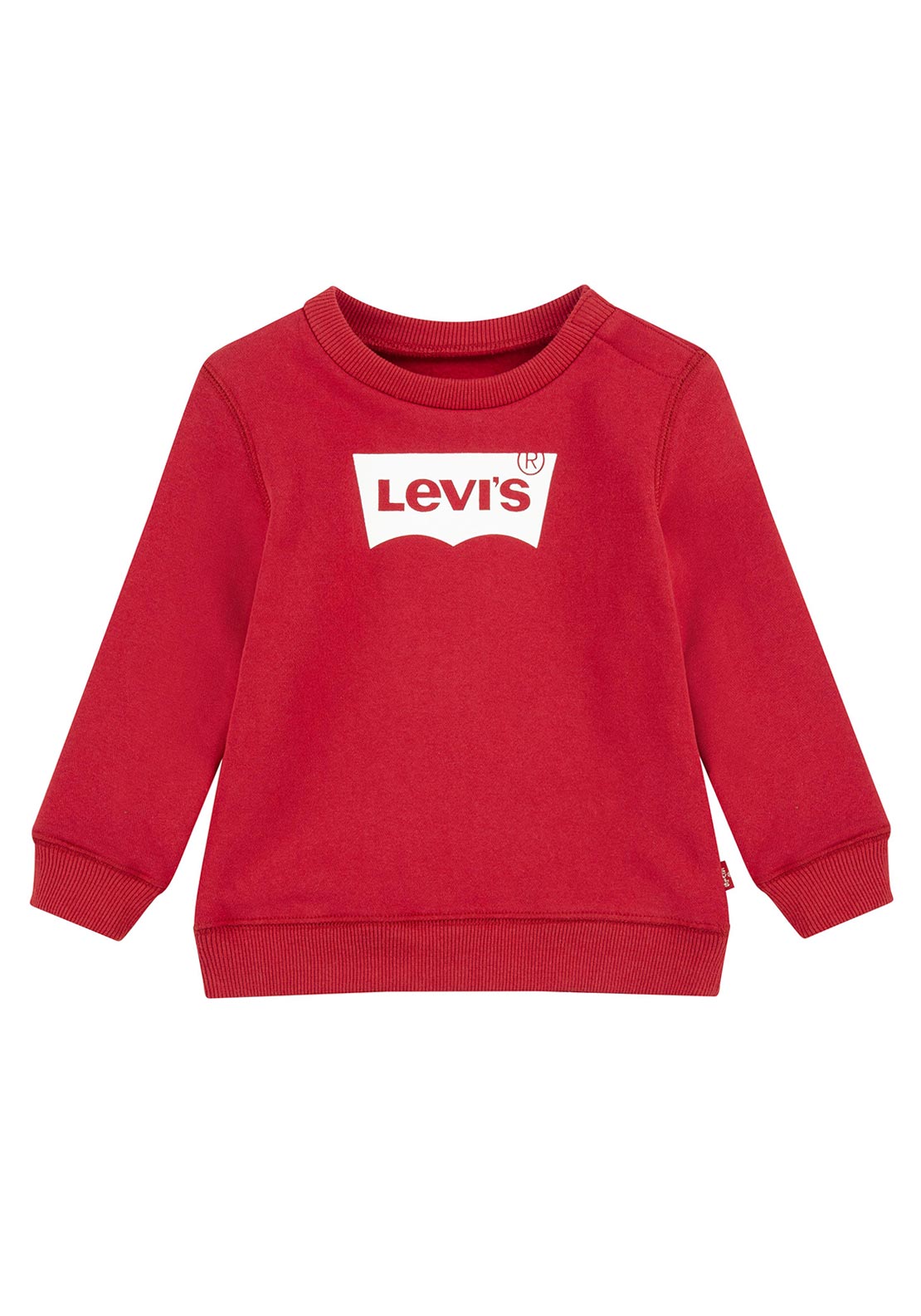 Levi’s Baby Boy Batwing Long Sleeve Sweater, Red