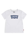 Levi’s Baby Boy Logo Short Sleeve Tee, White