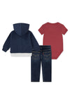Levi’s Baby Boy Car 3 Piece Set, Navy