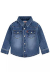Levis Baby Boy Long Sleeve Denim Shirt, Blue