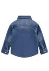 Levis Baby Boy Long Sleeve Denim Shirt, Blue