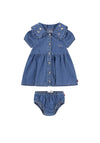 Levi’s Baby Girl Denim Dress and Pant Set, Blue