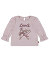 Levi’s Baby Girl Western Long Sleeve Top, Pink