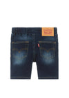 Levis Boy Dobby Denim Short, Blue