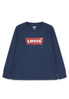 Levi’s Mini Boy Batwing Short Sleeve Top, Navy