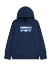 Levi’s Older Boy Long Sleeve Batwing Hoodie, Navy