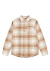 Levi’s Older Boy Check Long Sleeve Shirt, Beige