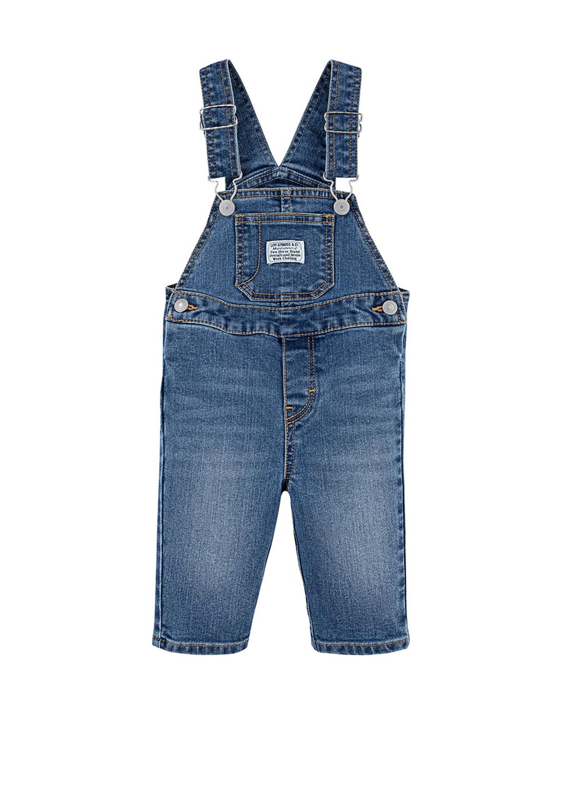 Levis Baby Boy Denim Dungaree, Blue
