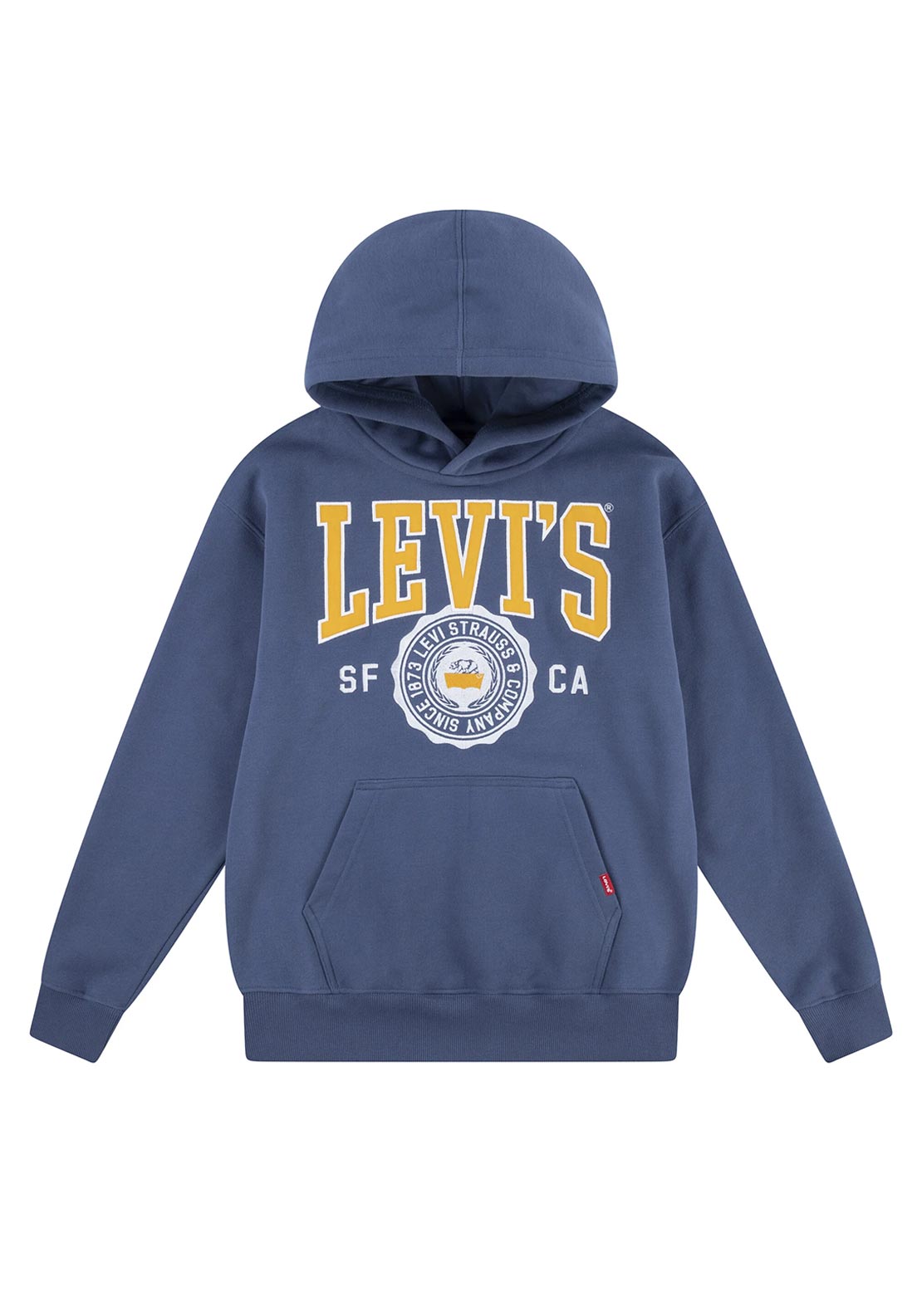 Levis Boys Sporty Long Sleeve Hoodies, Blue