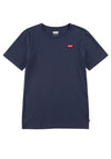 Levi’s Boys Batwing Small Logo Long Sleeve Top, Navy