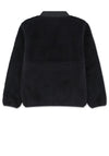 Levi’s Mini Boy Sherpa Long Sleeve Fleece Jacket, Black