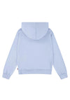 Levi’s Girls Long Sleeve Floral Logo Hoodie, Blue