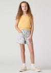 Levi’s Girls Floral Shorts, White