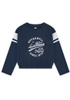 Levi’s Older Girl Varsity Long Sleeve Sweater, Navy