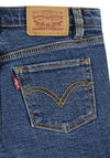 Levis Girl 501 Denim Short, Dark Blue