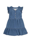 Levi’s Older Girl Flutter Sleeve Denim Dress, Blue
