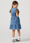 Levi’s Older Girl Flutter Sleeve Denim Dress, Blue