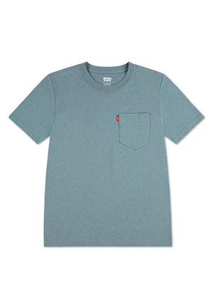 Levi’s Mini Boy Sunset Pocket Short Sleeve Tee, Grey