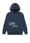 Levi’s Mini Boy Cut Off Long Sleeve Hoodie, Navy