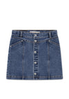 Levi’s Older Girl Button Denim Skirt, Blue