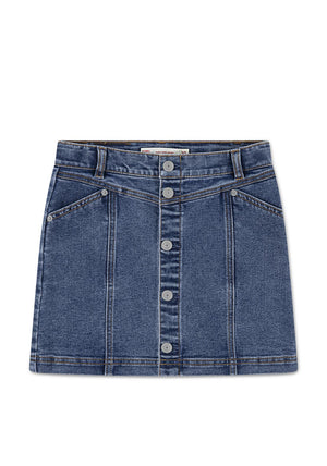 Levi’s Older Girl Button Denim Skirt, Blue