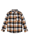 Levis Mini Boy Buffalo Flannel Shirt, Tan Multi