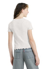 Levi’s Girl I Love My Levis Short Sleeve Tee, Off White