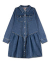 Levi’s Girl Drop Waist Long Sleeve Denim Dress, Blue