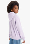 Levi’s Girls Poster Logo Long Sleeve Hoodie, Purple Rose