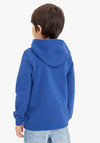 Levi’s Boys Long Sleeve Logo Hoodie, Blue