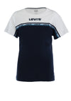 Levis Boys Logo Tape Short Sleeve Tee, Navy