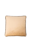 Light and Living Civens Velvet 45x45cm Cushion, Cream