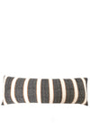 Light and Living Loura Striped 100x35cm Cushion, Beige Multicoloured