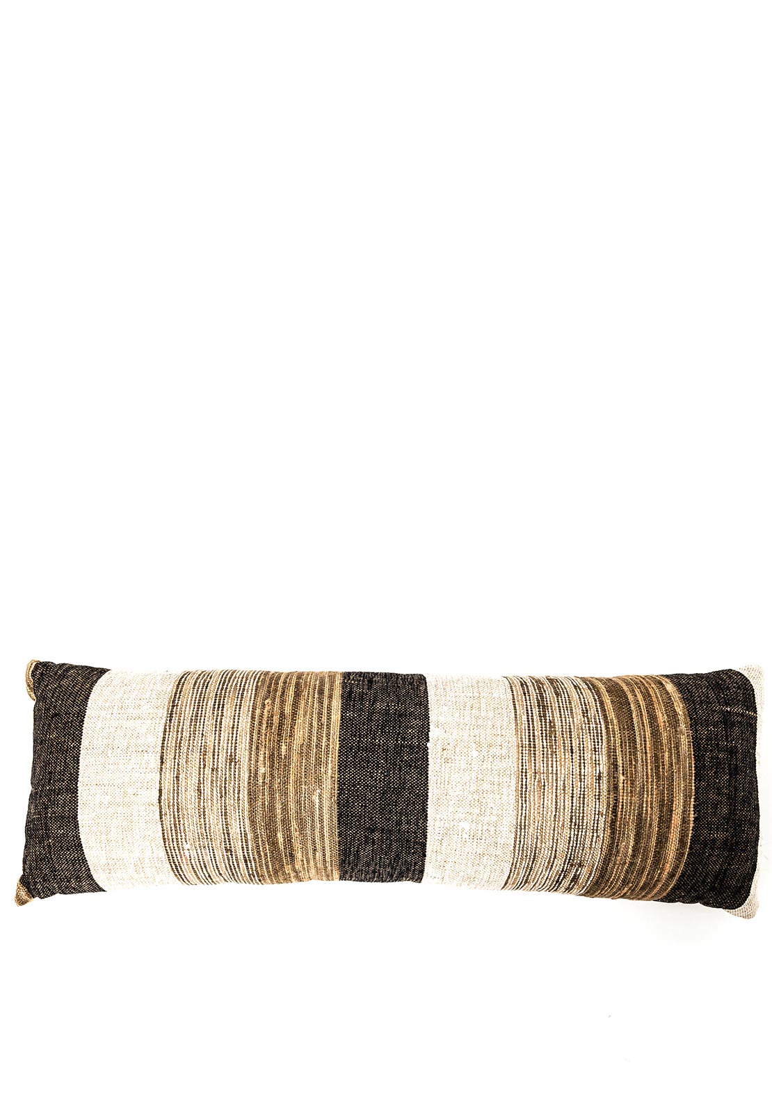 Light and Living Minte Striped 100x35cm Cushion, Beige Multi