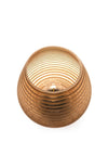 Light & Living Alenna Ribbed LED Lamp, Brown