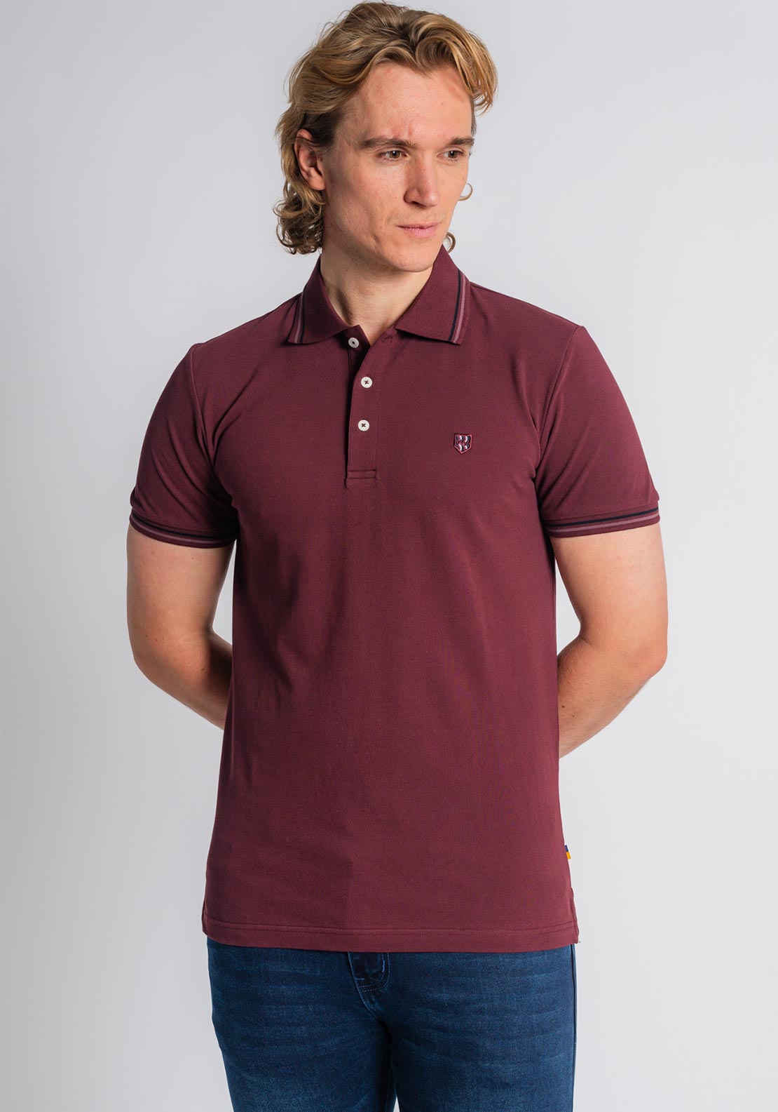 XV Kings By Tommy Bowe Lindfield Polo Shirt, Plum