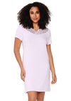 Lingadore Lace Short Sleeve Nightdress, Pink