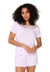 Lingadore Lace Short Pyjama Set, Pink