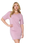 Lingadore Low Back Short Sleeve Nightdress, Pink