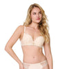 Lingadore Lace Push Up Wired Bra, Beige
