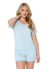Lingadore Lace Short Pyjama Set, Blue