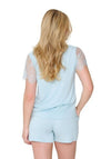 Lingadore Lace Short Pyjama Set, Blue