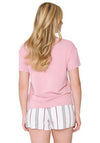 Lingadore Stripe Short Pyjama Set, Pink