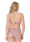 Lingadore Triangle Stripe Bikini Set, Brown
