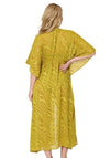 Lingadore Zebra Print Tie Kimono, Green