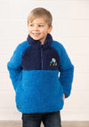 Little Lighthouse Caden Tractor Fleece, Blue