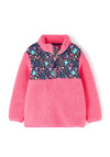Little Lighthouse Girls Cassie Floral Fleece, Pink