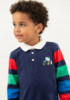 Little Lighthouse Boys Rafferty Tractor Long Sleeve Top, Blue
